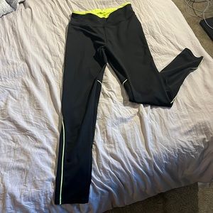 Black & Neon Workout Leggings